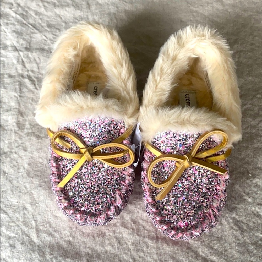 NWT CrewCuts Sparkle Moccasins